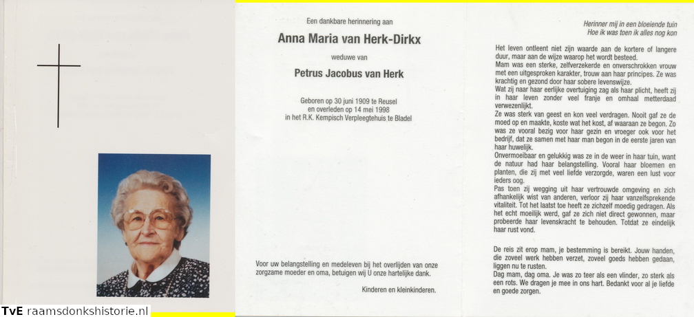 Anna Maria Dirkx Petrus Jacobus van Herk