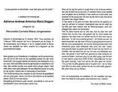 Adrianus Andreas Antonius Maria Doggen Petronella Cornelia Maria Jongeneelen