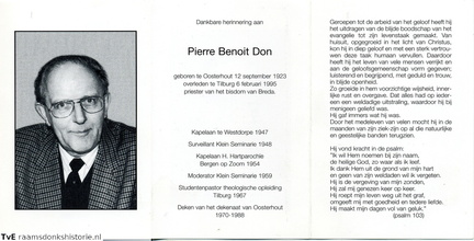 Pierre Benoit Don priester