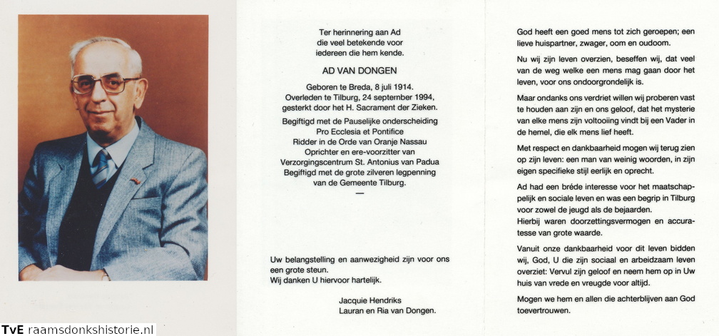 Ad van Dongen Jacquie Hendriks
