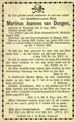 Martinus Joannes van Dongen- priester