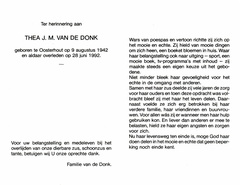 Thea J.M. van de Donk