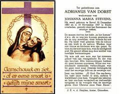 Adrianus van Dorst Johanna Maria Stevens