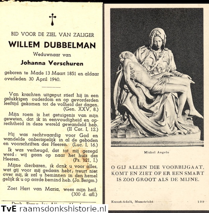Willem Dubbelman Johanna Verschuren