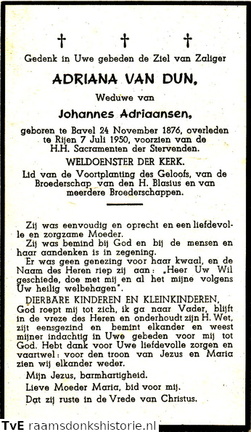 Adriana van Dun Johannes Adriaansen