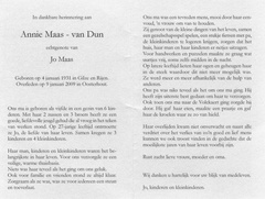 Annie van Dun Jo Maas