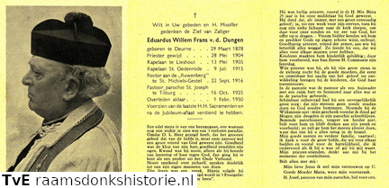 Eduardus Willem Frans van den Dungen priester