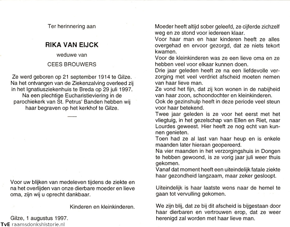 Rika van Eijck- Cees Brouwers