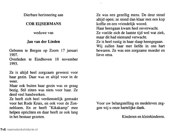 Cor Eijsermans- Jan van der Linden