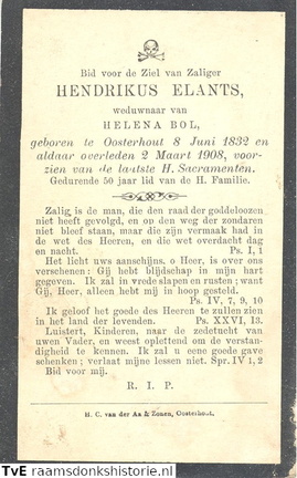 Hendrikus Elants- Helena Bol