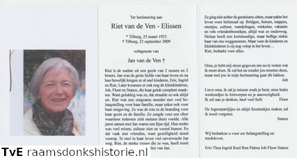 Riet Elissen- Jan van de Ven