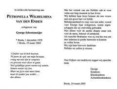 Petronella Wilhelmina van den Enden George Schretzmeijer