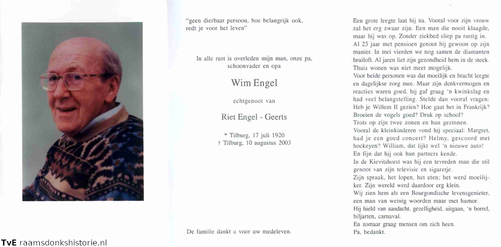 Wim Engel Riet Geerts