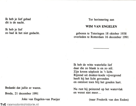 Wim van Engelen- Joke van Poeijer