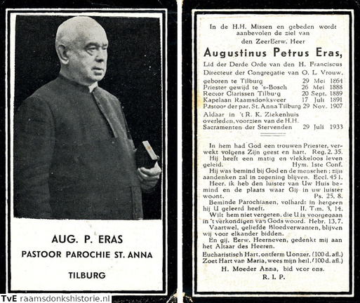 Augustinus Petrus Eras- priester