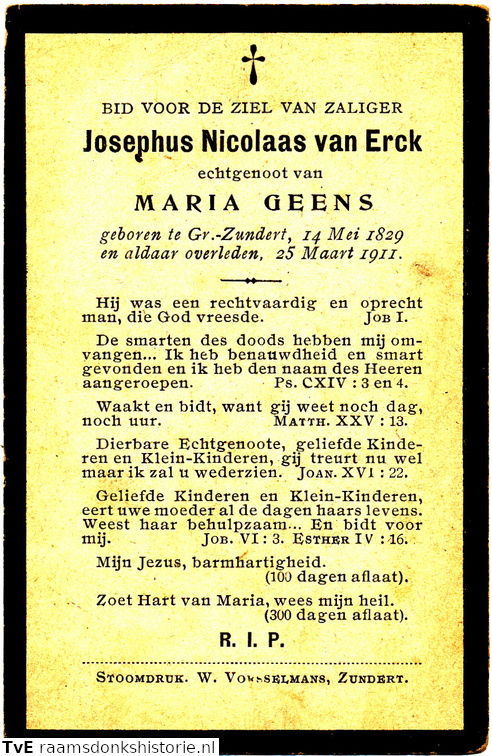 Josephus Nicolaas - Maria Geens