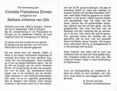 Cornelis Franciscus Ermes- Barbara Johanna van Gils