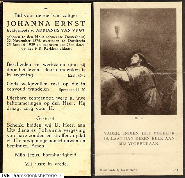 Johanna Ernst Adrianus van Vugt