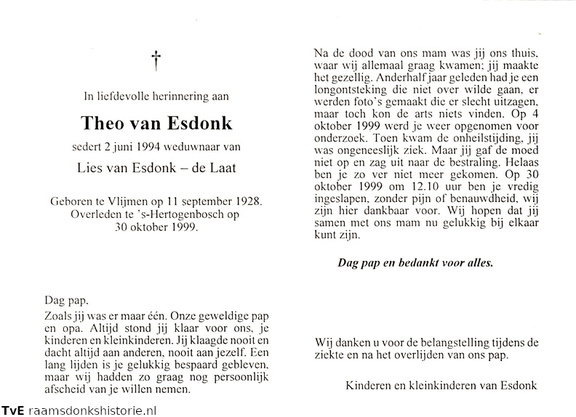 Theo van Esdonk- Lies de Laat