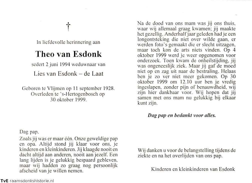 Theo van Esdonk Lies de Laat