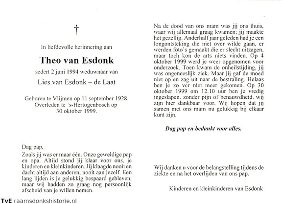 Theo van Esdonk Lies de Laat