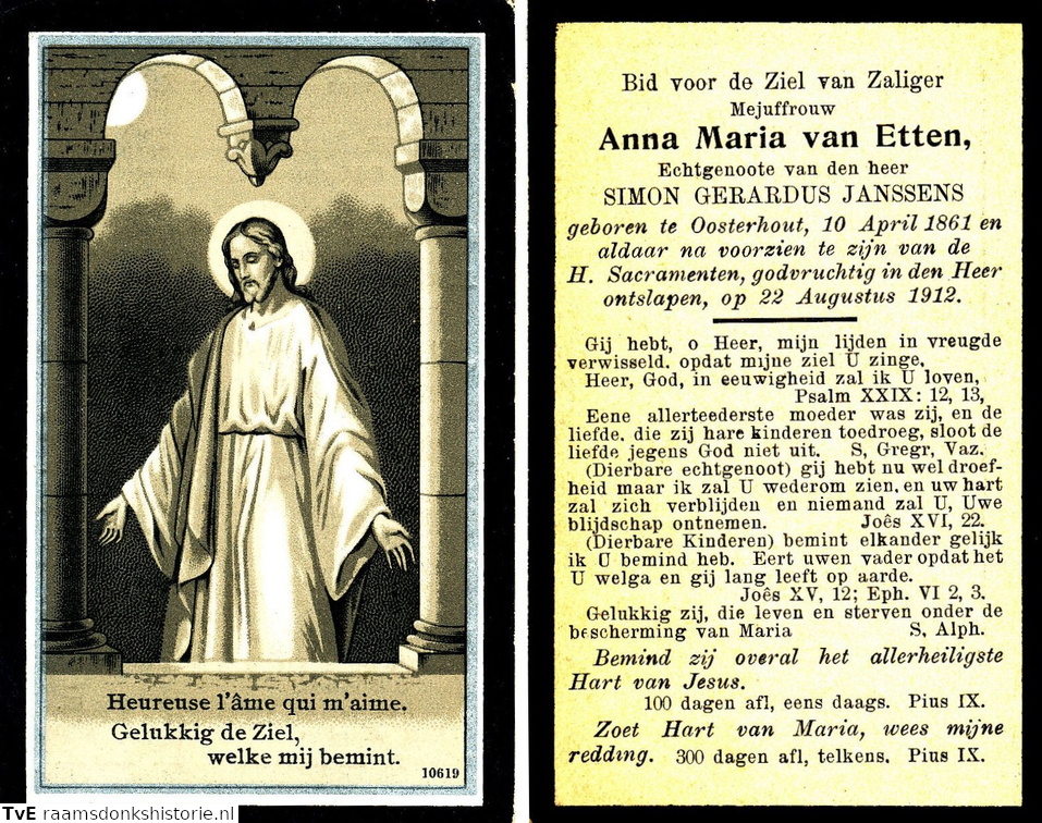 Anna Maria van Etten- Simon Gerardus Janssens