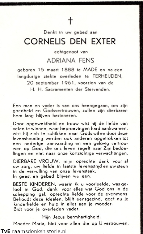 Cornelis den Exter- Adriana Fens