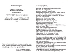 Jacobus Farla- Adriana Cornelia van Nuenen