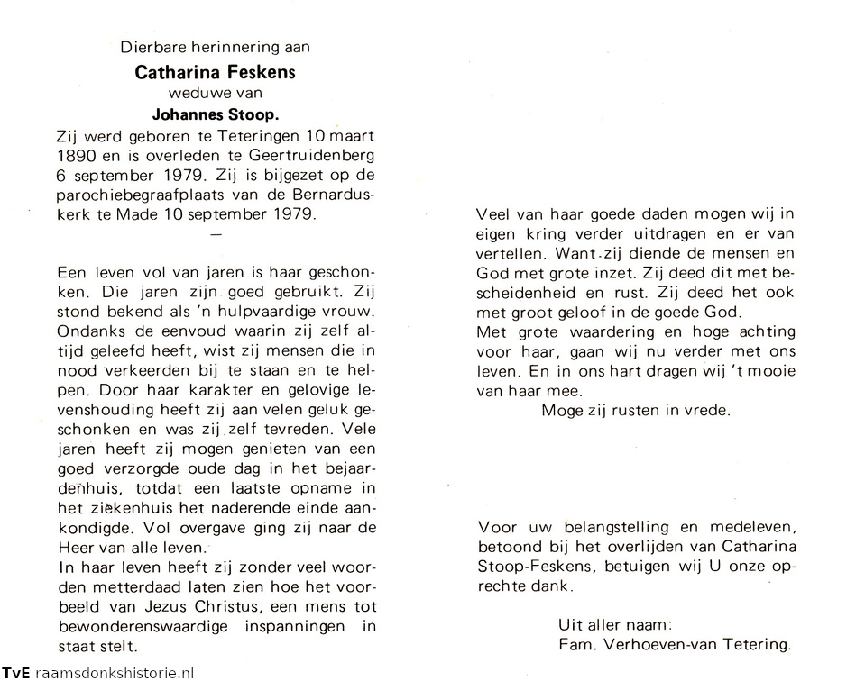 Catharina Feskens- Johannes Stoop