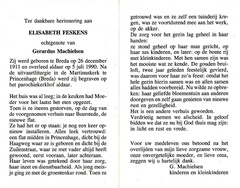 Elisabeth Feskens- Gerardus Machielsen