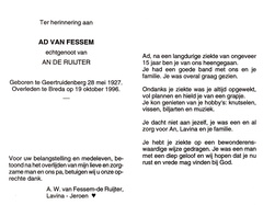 Ad van Fessem- An de Ruijter