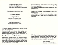 Cor Frijters- Mien van Groesen