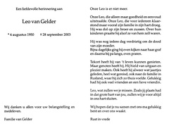 Leo van Gelder