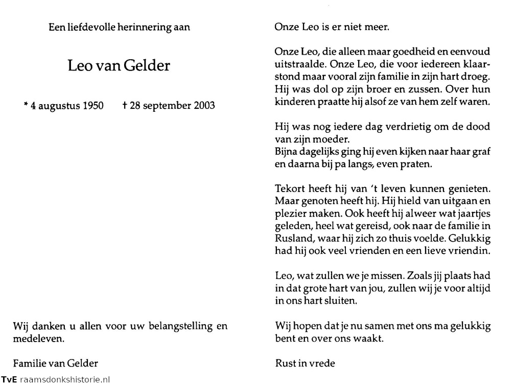 Leo van Gelder