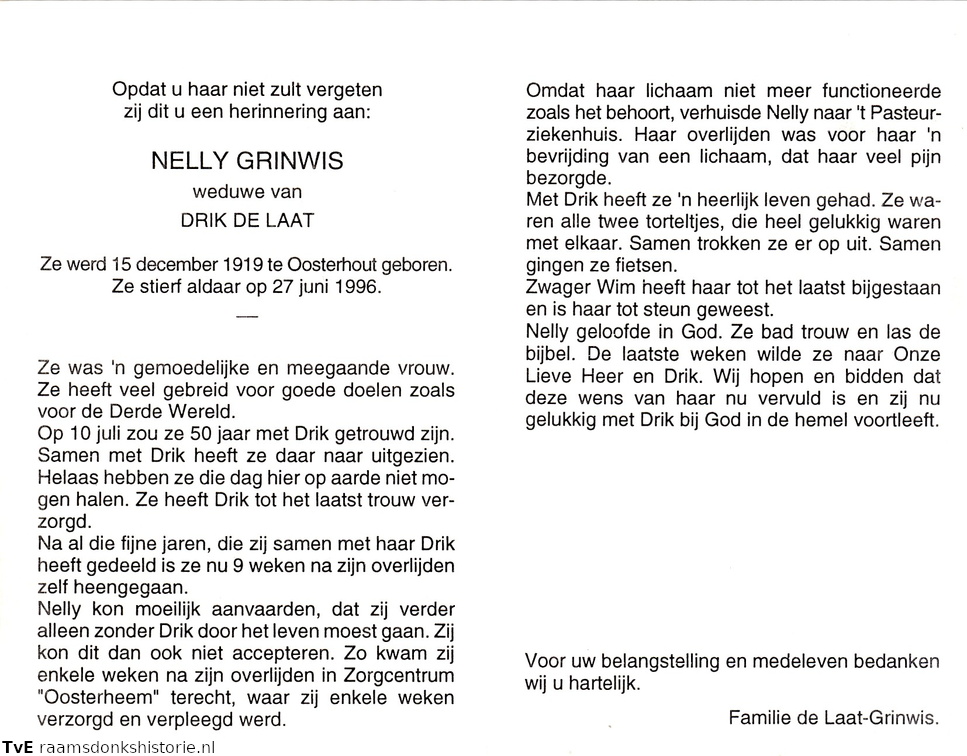 Nelly Grinwis Drik de Laat