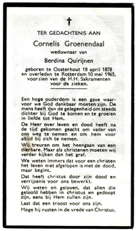 Cornelis Groenendaal Berdina Quirijnen