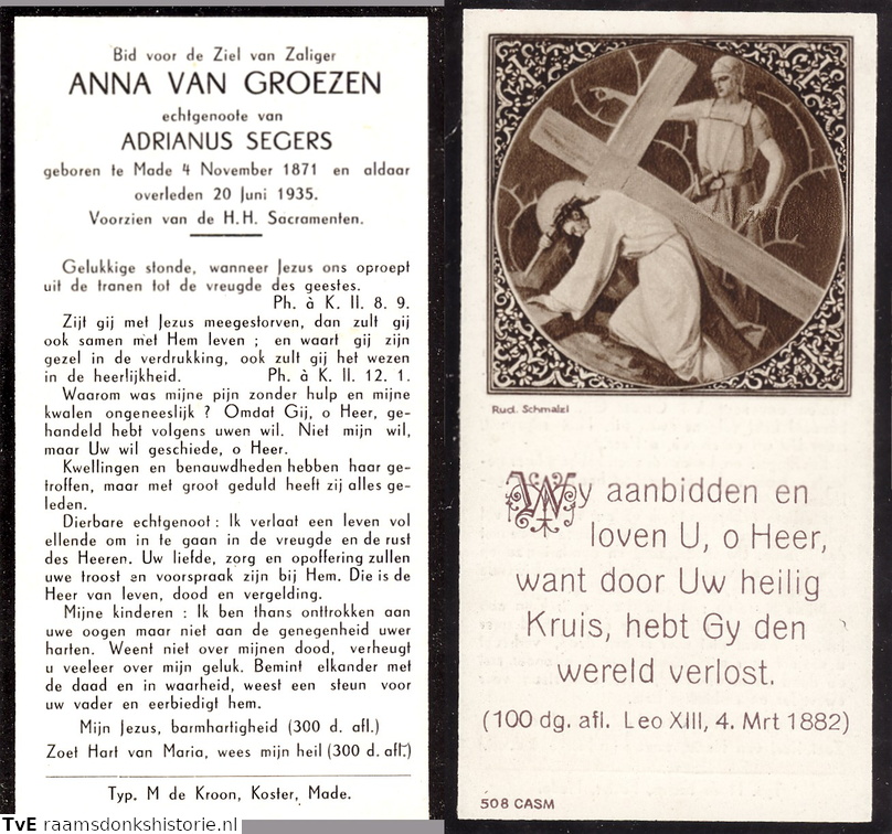 Anna van Groezen Adrianus Segers