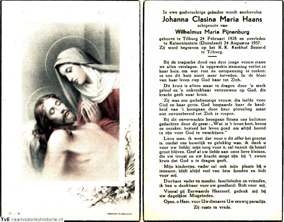 Johanna Clasina Maria Haans Wilhelmus Maria Pijnenburg