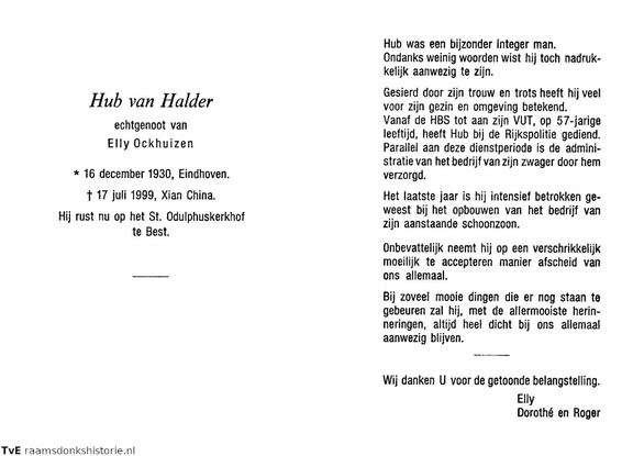 Hub van Halder Elly Ockhuizen