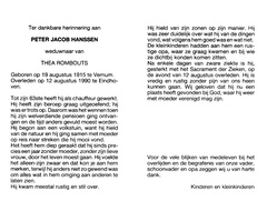 Peter Jacob Hanssen Thea Rombouts
