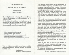 Jans van Haren Jan Kusters