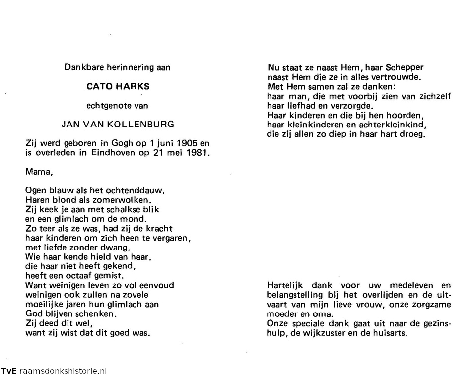 Cato Harks Jan van Kollenburg