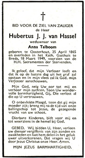 Hubertus J.J. van Hassel Anna Talboom