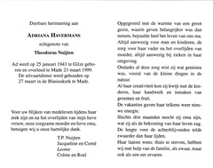 Adriana Havermans Theodorus Nuijten