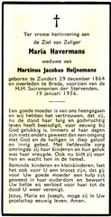 Maria Havermans Martinus Jacobus Heijnemans