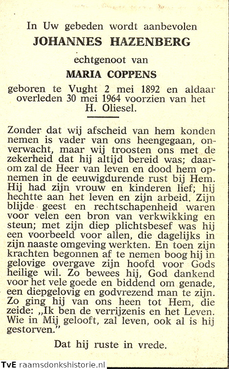 Johannes Hazenberg Maria Coppens
