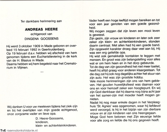 Andreas Heere Dingena Goossens