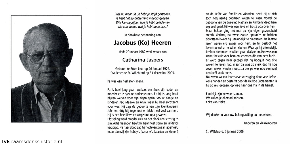 Jacobus Heeren Catharina Jaspers