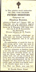 Petrus Heesters Hendrica Bruininx