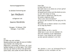 Jan Heijkant Jeanne Hendrickx
